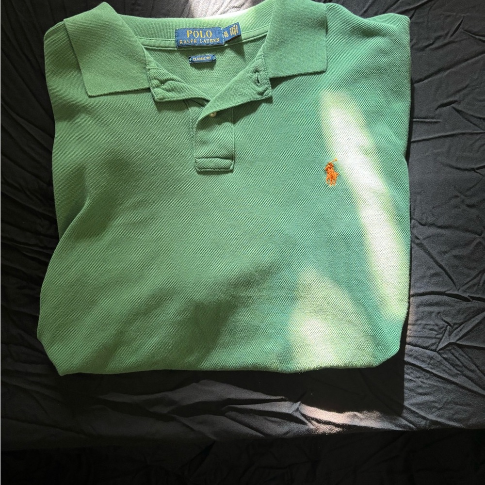 Polo by Ralph Lauren Green Men's Polo Shirt